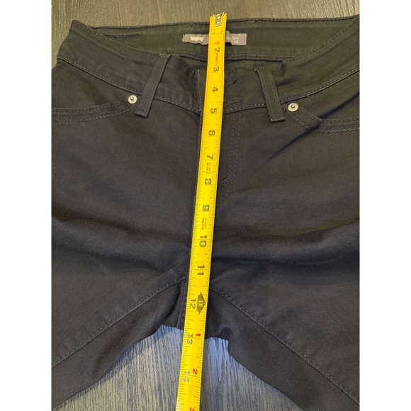 Levis 529 Curvy Skinny Leg Jeans Womens 4M W27 L32 Black Denim Pants 15586-0014 - Picture 8 of 11
